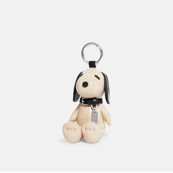 Coach x Peanuts Snoopy Leather Key Chain - Picture 6 of 7